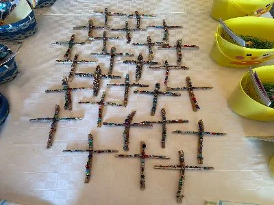 Beaded Crosses for Awaken Kids