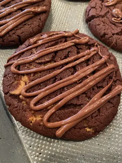 Bake off winning chocolate peanut butter cookies