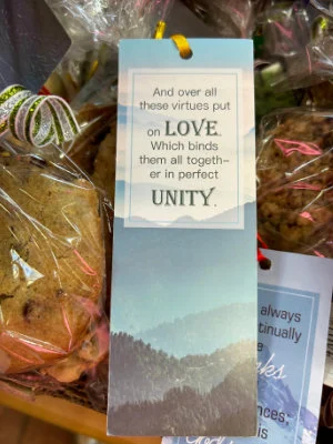 Cookie package made at the IVCF Cookie Packing Party