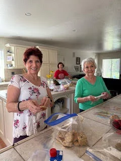 Packing cookies for ICVF