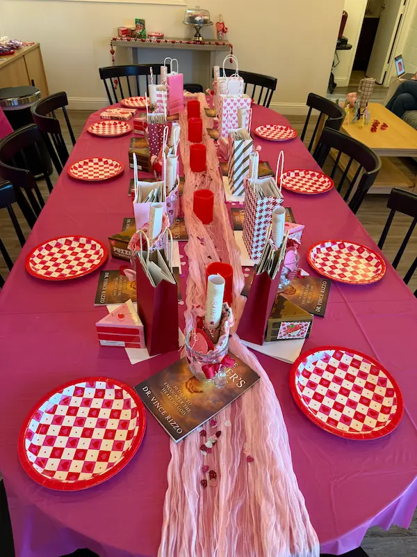 Galentine Table Setting
