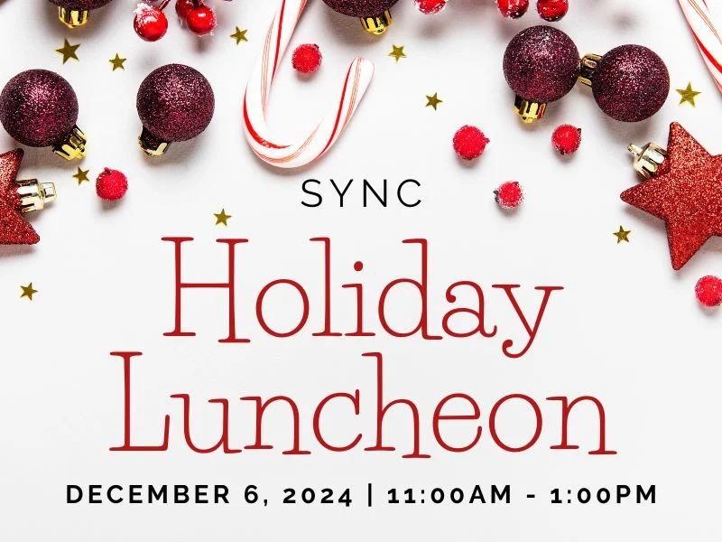 SYNC Holiday Luncheon 2024 Event Graphic