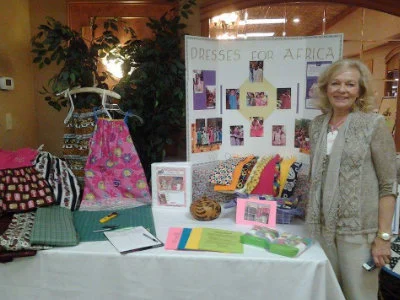 Woman talking about the Dress a Girl Program