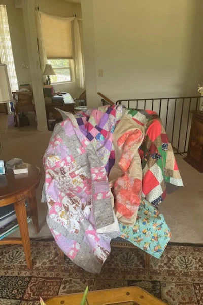 Quilts created by the SYNC Nifty Needles Group