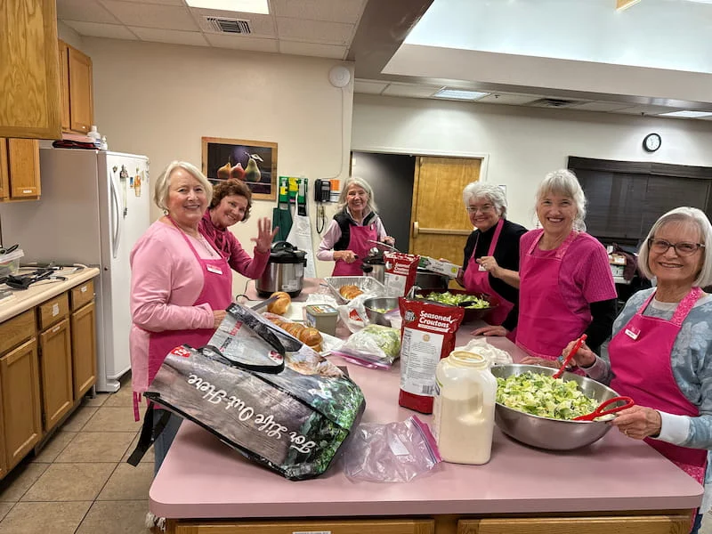 Pathfinders Dinner Preparation
