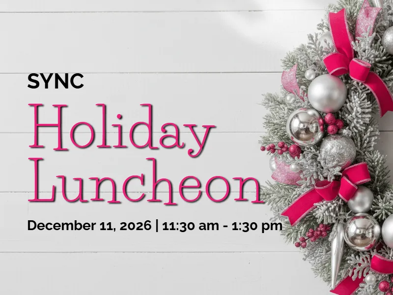Holiday luncheon graphic