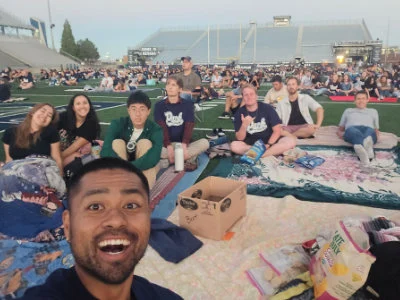 InterVarsity Christian Fellowship Students at a Welcome Event